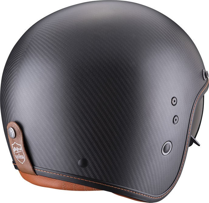 Scorpion / スコーピオン Exo ジェットヘルメット Belfast Evo Carbon ソリッドブラックマット M | 78-261-10