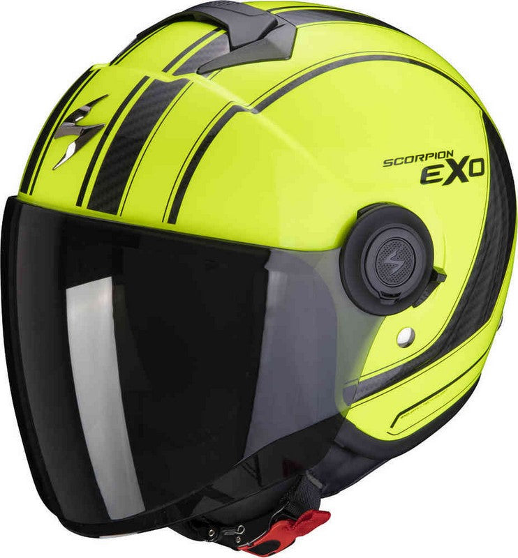 Scorpion / スコーピオン Exo ジェットヘルメット City Scoot イエロー ブラック | 83-347-189