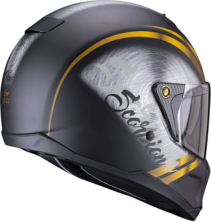Scorpion / スコーピオン Exo フルフェイスヘルメット Hx1 Ohno ブラック ゴールド | 87-340-254