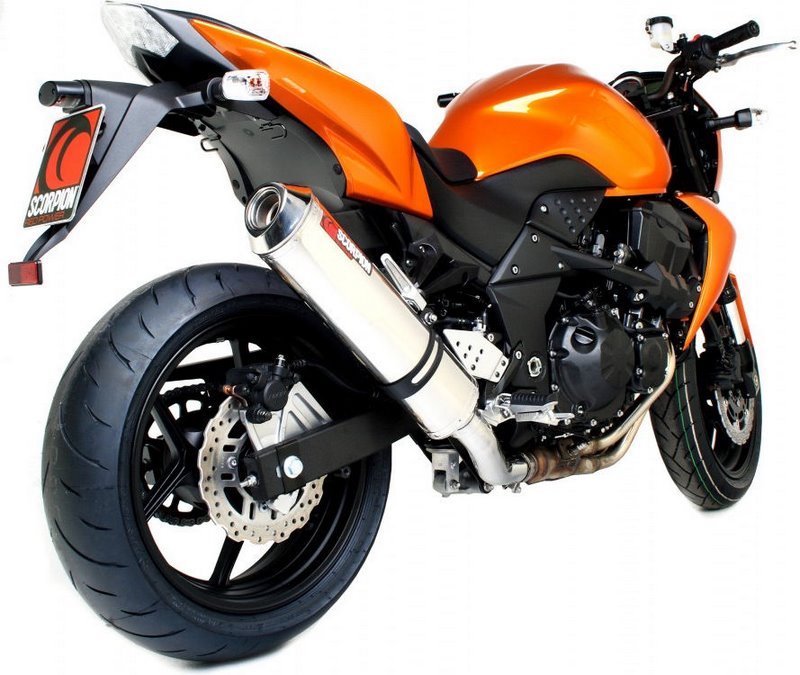 Scorpion / スコーピオンエキゾースト Factory オーバルスリップオン ステンレススリーブ eマーク Kawasaki Z 750 07-12 2007 - 2012 | EKA78SEO