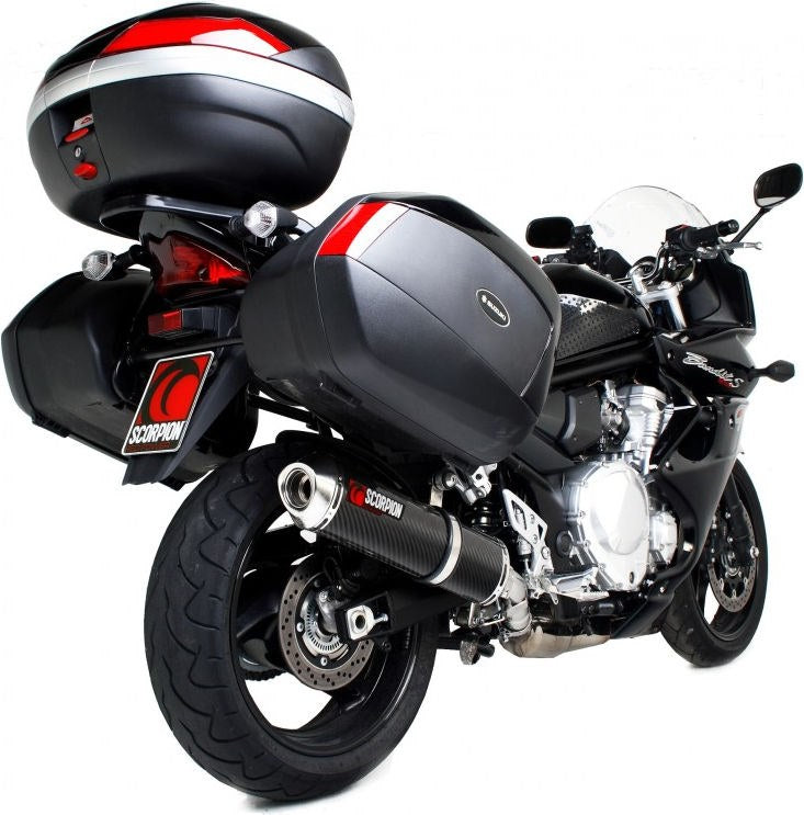 Scorpion / スコーピオンエキゾースト Factory オーバルスリップオン カーボンファイバースリーブ eマーク Suzuki GSF 1250 Bandit GT | ESI108CEO