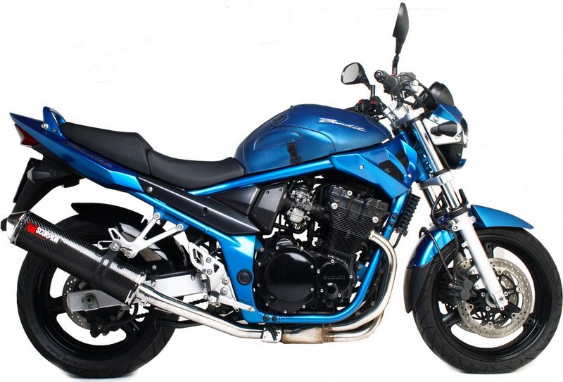 Scorpion / スコーピオンエキゾースト Factory オーバルスリップオン カーボンファイバースリーブ eマーク Suzuki GSF 600/650 Bandit 00-06 | ESI67CEO
