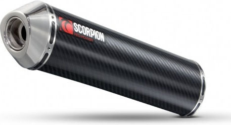 Scorpion / スコーピオンエキゾースト Factory オーバルスリップオン (ペア) カーボンファイバースリーブ Suzuki SV 1000 2003 - 2007 | ESI76CEO