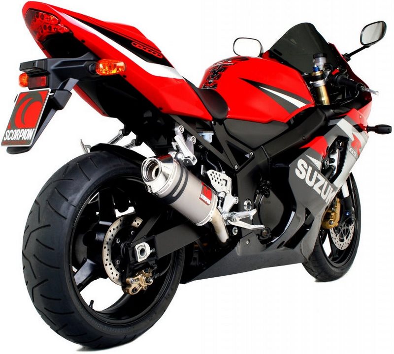 Scorpion / スコーピオンエキゾースト Carbine スリップオン チタンスリーブ Suzuki GSXR 600 Y-K(2000-2005)/ GSXR 750 Y-K( | ESI91TIO