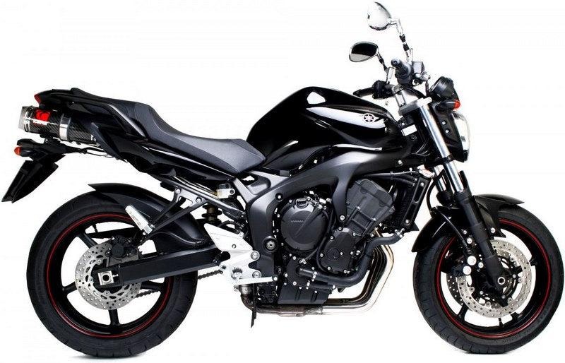 Scorpion / スコーピオンエキゾースト Factory オーバルスリップオン (ペア) カーボンファイバースリーブ eマーク Yamaha FZS 600 Fazer | EYA84CEO