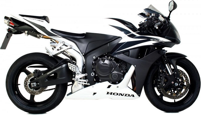 Scorpion / スコーピオンエキゾースト Stealth スリップオン カーボンファイバースリーブ eマーク Honda CBR 600 RR 2007 - 2012 | HA102CEO