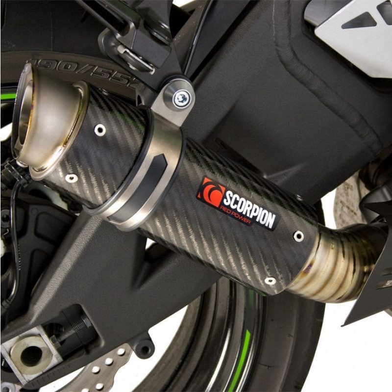 Scorpion / スコーピオンエキゾースト RP1-GP スリップオン カーボンファイバースリーブ eマーク Kawasaki Ninja ZX-10R 11-15 2011 - 2 | KA1002CEM