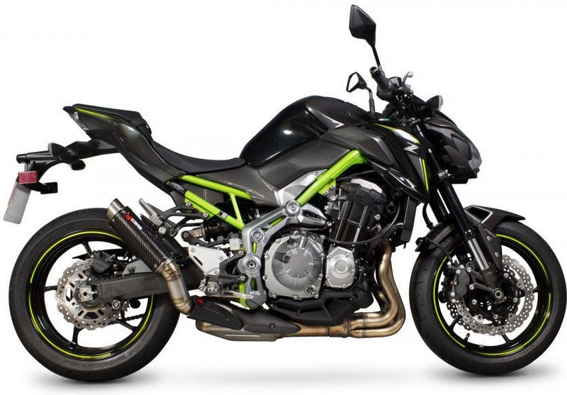Scorpion / スコーピオンエキゾースト RP1-GP スリップオン カーボンファイバースリーブ eマーク Kawasaki Z 900 17-Current 2017 - 201 | KA1013CEM