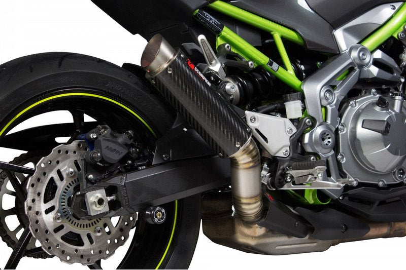 Scorpion / スコーピオンエキゾースト RP1-GP スリップオン カーボンファイバースリーブ eマーク Kawasaki Z 900 17-Current 2017 - 201 | KA1013CEM