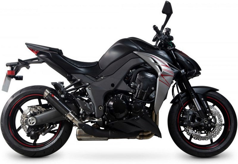 Scorpion / スコーピオンマフラー RP1-GP スリップオン (ペア) カーボン スリーブ (非EU認証) | KA1018CEM