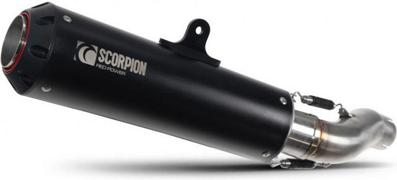 Scorpion / スコーピオンマフラー Red Power Slip-on Black Ceramic Coated Sleeve | PHA191BCER