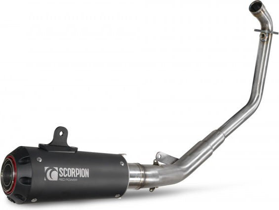 Scorpion Mufflers Red Power Full System Black Ceramic Coated Sleeve | PHA198SYSBCER