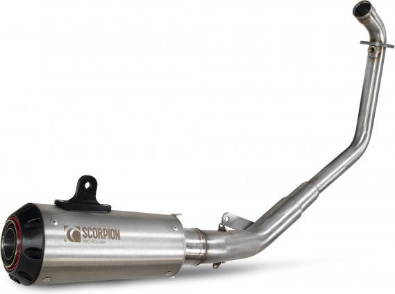 Scorpion Mufflers Red Power Full System Brushed Stainless Steel Sleeve | PHA198SYSSEO