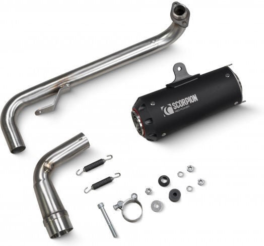 Scorpion Mufflers Red Power Full System Black Ceramic Coated Sleeve | PHA199SYSBCER