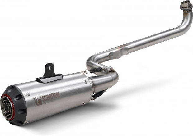 Scorpion Mufflers Red Power Full System Brushed Stainless Steel Sleeve | PHA199SYSSEO