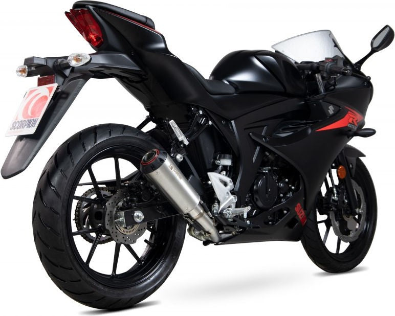 Scorpion / スコーピオンマフラー Red Power フルシステム ステンレス スリーブ ブラッシュ仕上げ (非EU認証) | PSI121SEO