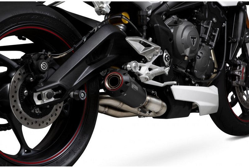 Scorpion / スコーピオンマフラー Red Power Slip-on Black Ceramic Coated Sleeve | PTR87BCER