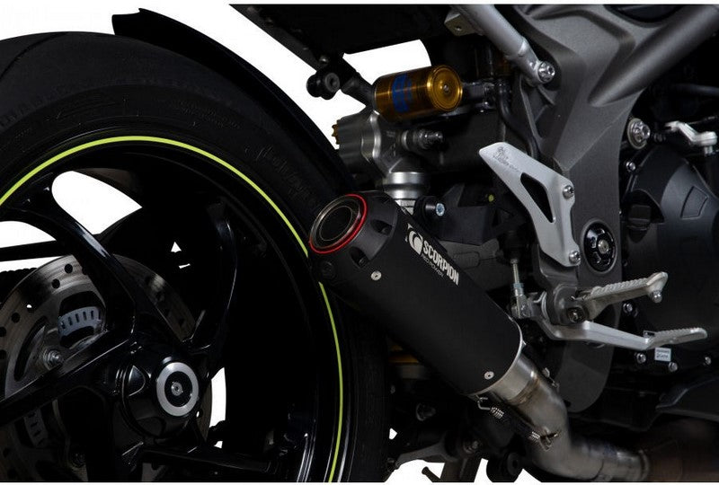 Scorpion / スコーピオンマフラー Red Power Slip-on Black Ceramic Coated Sleeve | PTR88SEBCER