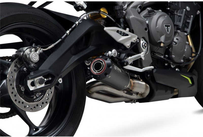 Scorpion / スコーピオンマフラー Red Power Slip-on Black Ceramic Coated Sleeve | PTR89BCER