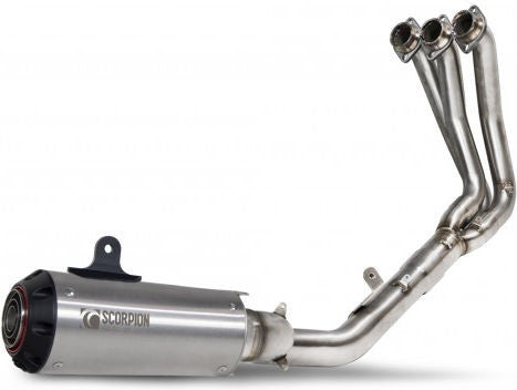 Scorpion Mufflers Red Power Full System Brushed Stainless Steel Sleeve | PYA116SYSSEO