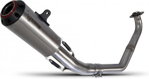 Scorpion Mufflers Red Power Full System Brushed Stainless Steel Sleeve | PYA119SYSSEO