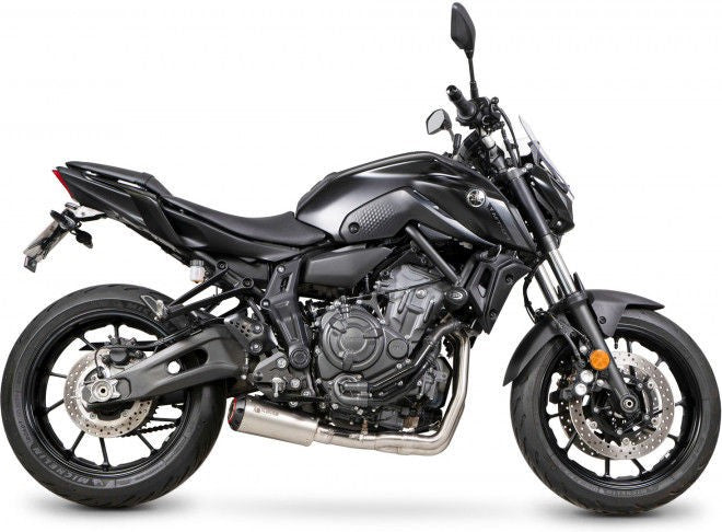Scorpion Mufflers Red Power Full System Brushed Stainless Steel Sleeve | PYA121SYSSEO