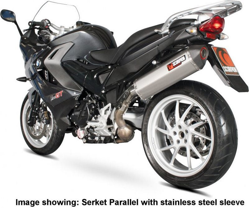 Scorpion / スコーピオンエキゾースト Serket スリップオン チタンスリーブ eマーク BMW F800 GT & R 2013 - 2018 | RBM71TEO