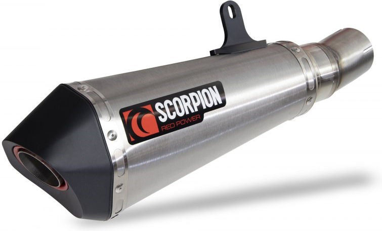 Scorpion / スコーピオンマフラー Serket Taper スリップオン ステンレス スリーブ ブラッシュ仕上げ (非EU認証) | RBM80SEO