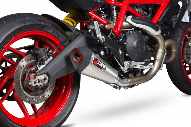 Scorpion / スコーピオンエキゾースト Serket (Taper)テーパースリップオン. Removes Factory Catalyst. ステンレススリーブ Ducati Monster | RDI65SEO