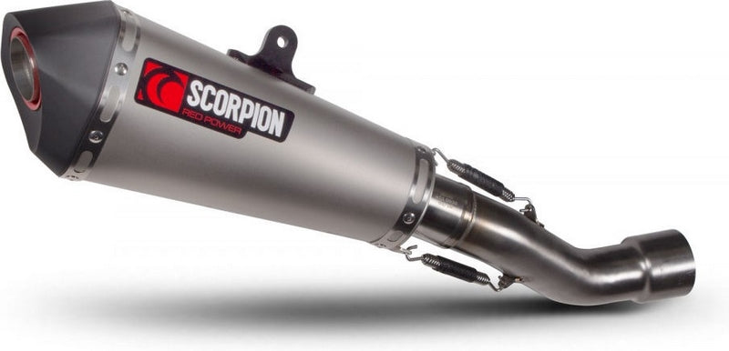 SCORPION / スコーピオンマフラー Serket Taper スリップオン リムーバルキャタライザー チタンスリーブ EC 公認 | RDI66TEO