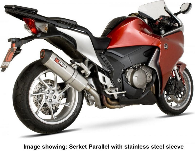 Scorpion / スコーピオンエキゾースト Serket スリップオン カーボンファイバースリーブ (fits to models with no panniers) Homologa | RHA104CEO