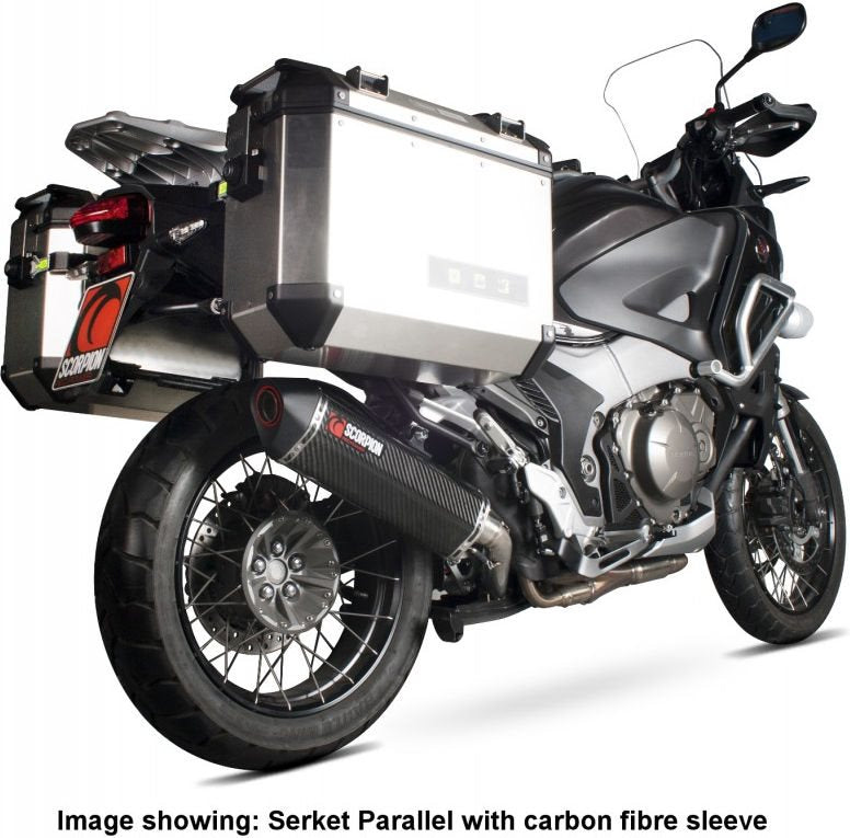 Scorpion / スコーピオンエキゾースト Serket スリップオン チタンスリーブ eマーク Honda VFR 1200X Crosstourer 2012 - | RHA156TEO