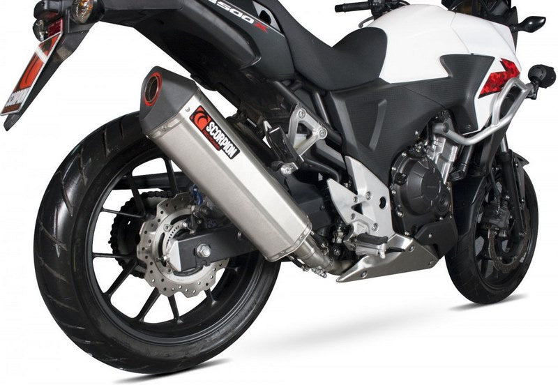 Scorpion / スコーピオンエキゾースト Serket スリップオン ステンレススリーブ eマーク Honda CB 500 F/X 2013-2015 2013 - 2015 | | RHA160SEO