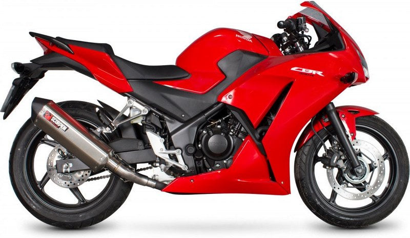 Scorpion / スコーピオンエキゾースト Serket スリップオン ステンレススリーブ Honda CBR 300R 2014 - 2018 | RHA166SEO