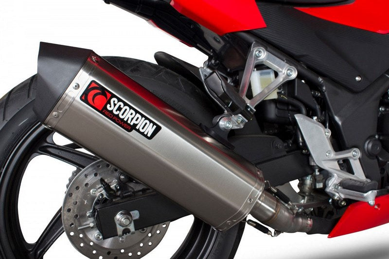 Scorpion / スコーピオンエキゾースト Serket スリップオン ステンレススリーブ Honda CBR 300R 2014 - 2018 | RHA166SEO