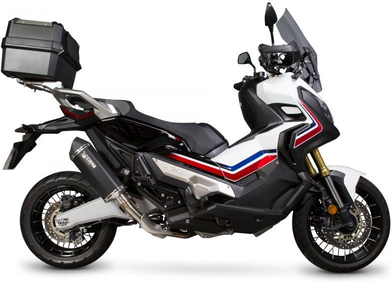 Scorpion / スコーピオンエキゾースト Serket スリップオン ブラックセラミックコーティングスリーブ eマーク Honda X-ADV 750 2017 - 2018 | RHA178BCER