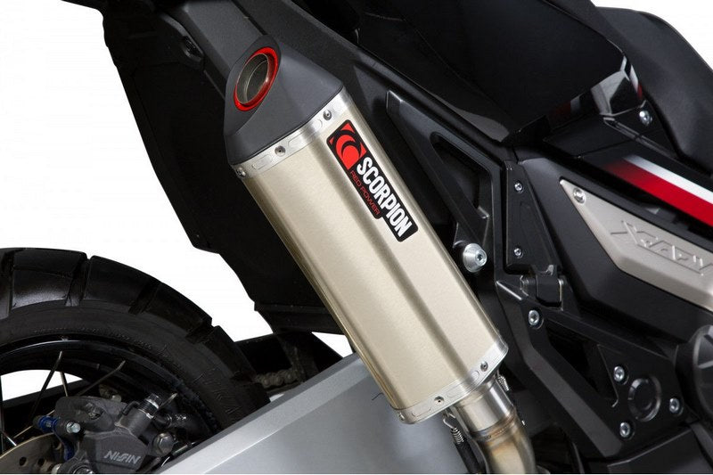 Scorpion / スコーピオンエキゾースト Serket スリップオン チタンスリーブ eマーク Honda X-ADV 750 2017 - 2018 | RHA178TEO