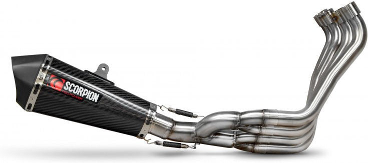 Scorpion Mufflers Serket Taper Full System Carbon Fibre Sleeve | RHA196SYSCEO