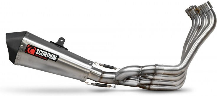 Scorpion Mufflers Serket Taper Full System Brushed Stainless Steel Sleeve | RHA196SYSSEO