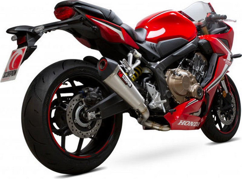 Scorpion Mufflers Serket Taper Full System Brushed Stainless Steel Sleeve | RHA197SYSSEO