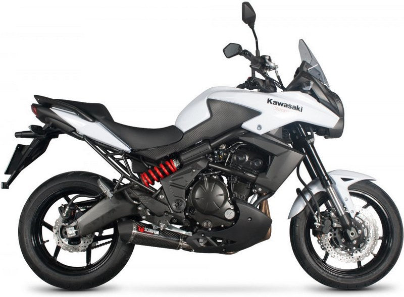 Scorpion / スコーピオンエキゾースト Serket (Taper)テーパースリップオン カーボンファイバースリーブ eマーク Kawasaki Versys 650 | RKA103CEO