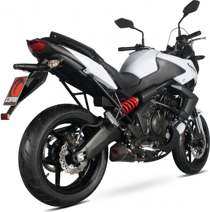 Scorpion / スコーピオンエキゾースト Serket (Taper)テーパースリップオン カーボンファイバースリーブ eマーク Kawasaki Versys 650 | RKA103CEO