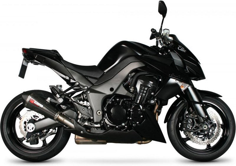 Scorpion / スコーピオンエキゾースト Serket (Taper)テーパースリップオン (ペア) カーボンファイバースリーブ eマーク Kawasaki Z 1000 10-1 | RKA107CEO
