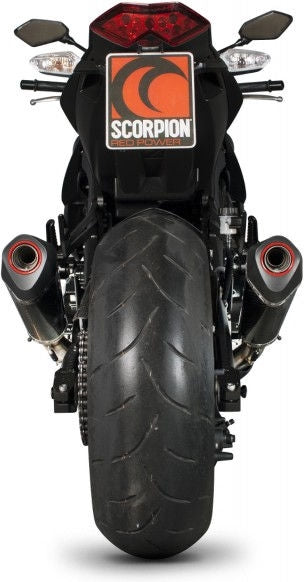 Scorpion / スコーピオンエキゾースト Serket (Taper)テーパースリップオン (ペア) カーボンファイバースリーブ eマーク Kawasaki Z 1000 10-1 | RKA107CEO