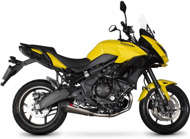 Scorpion / スコーピオンエキゾースト Serket テーパーフルシステム ステンレススリーブ Kawasaki Versys 650 15-Current 2015 - 2018 | RKA110SYSSEO