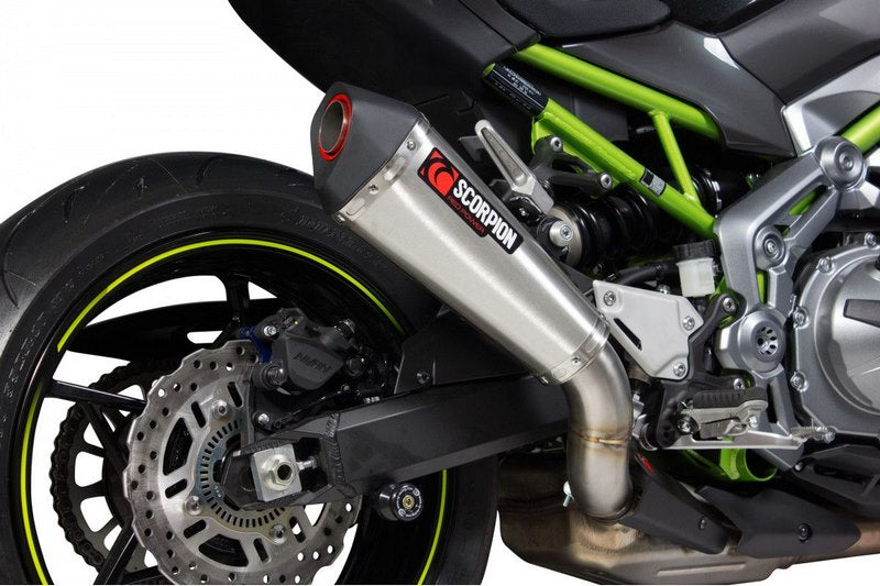 Scorpion / スコーピオンエキゾースト Serket (Taper)テーパースリップオン ステンレススリーブ eマーク Kawasaki Z900 20 | RKA114SEO