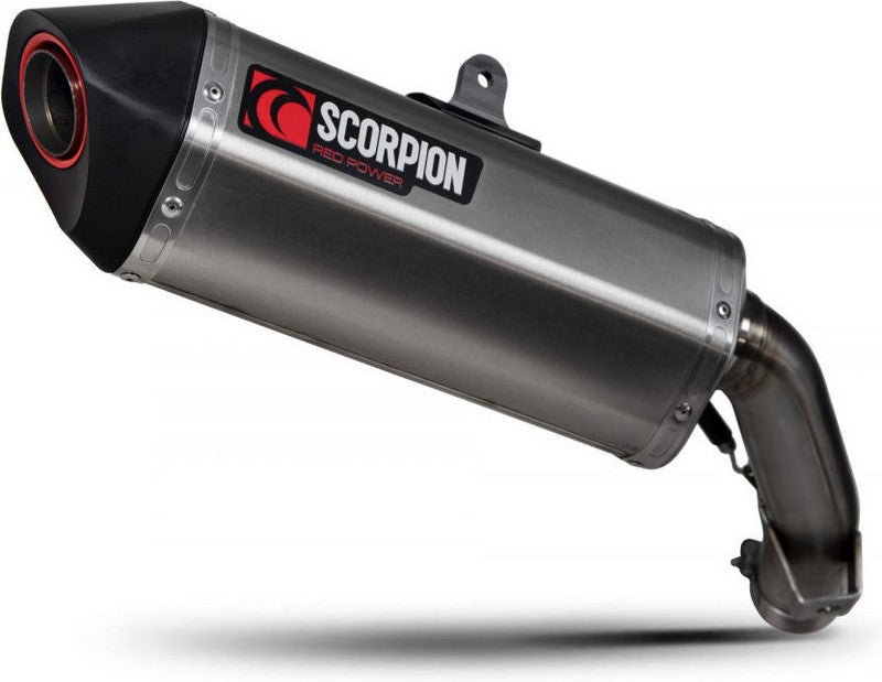Scorpion / スコーピオンマフラー Serket Parallel スリップオン ステンレス スリーブ ブラッシュ仕上げ (非EU認証) | RKA132SEO