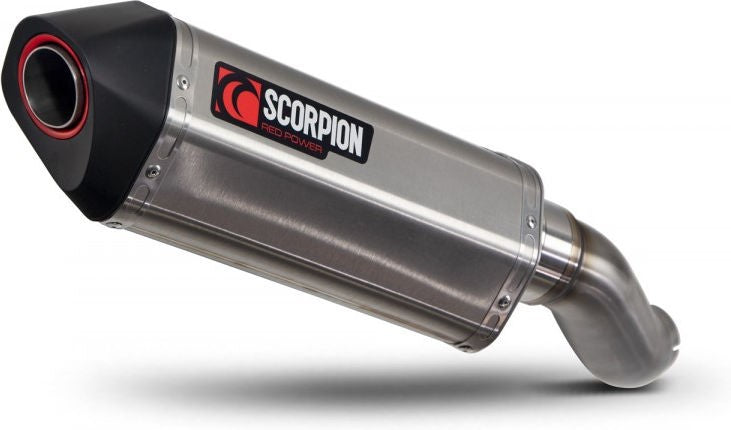 Scorpion / スコーピオンマフラー Serket Parallel スリップオン ステンレス スリーブ ブラッシュ仕上げ (非EU認証) | RKA135SEO
