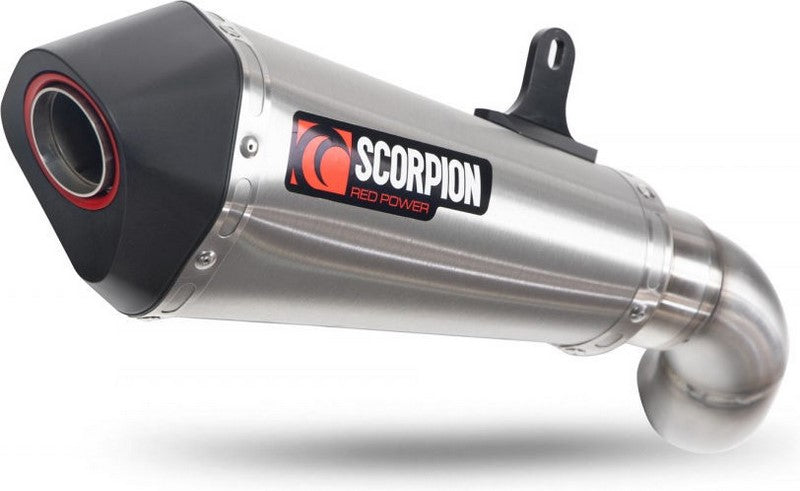 Scorpion / スコーピオンマフラー Serket Taper スリップオン ステンレス スリーブ ブラッシュ仕上げ (非EU認証) | RKA136SEO