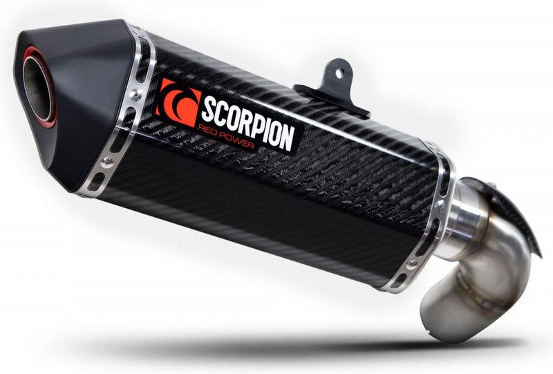 Scorpion / スコーピオンマフラー Serket Parallel スリップオン カーボン スリーブ パニアケース装着車対応 (非EU認証) | RKA137CEO